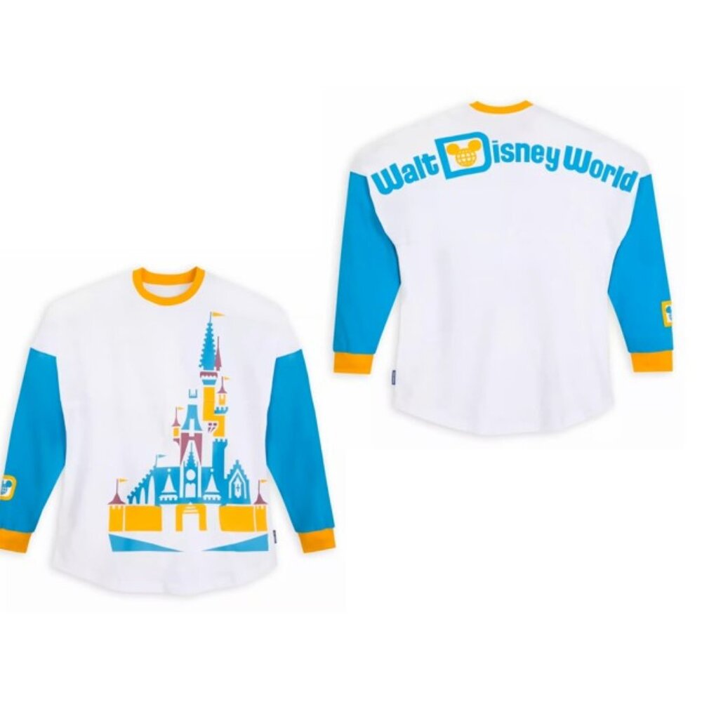 Disney WDW 50th Anniversary Vault Spirit Jersey XL Castle Color Block
